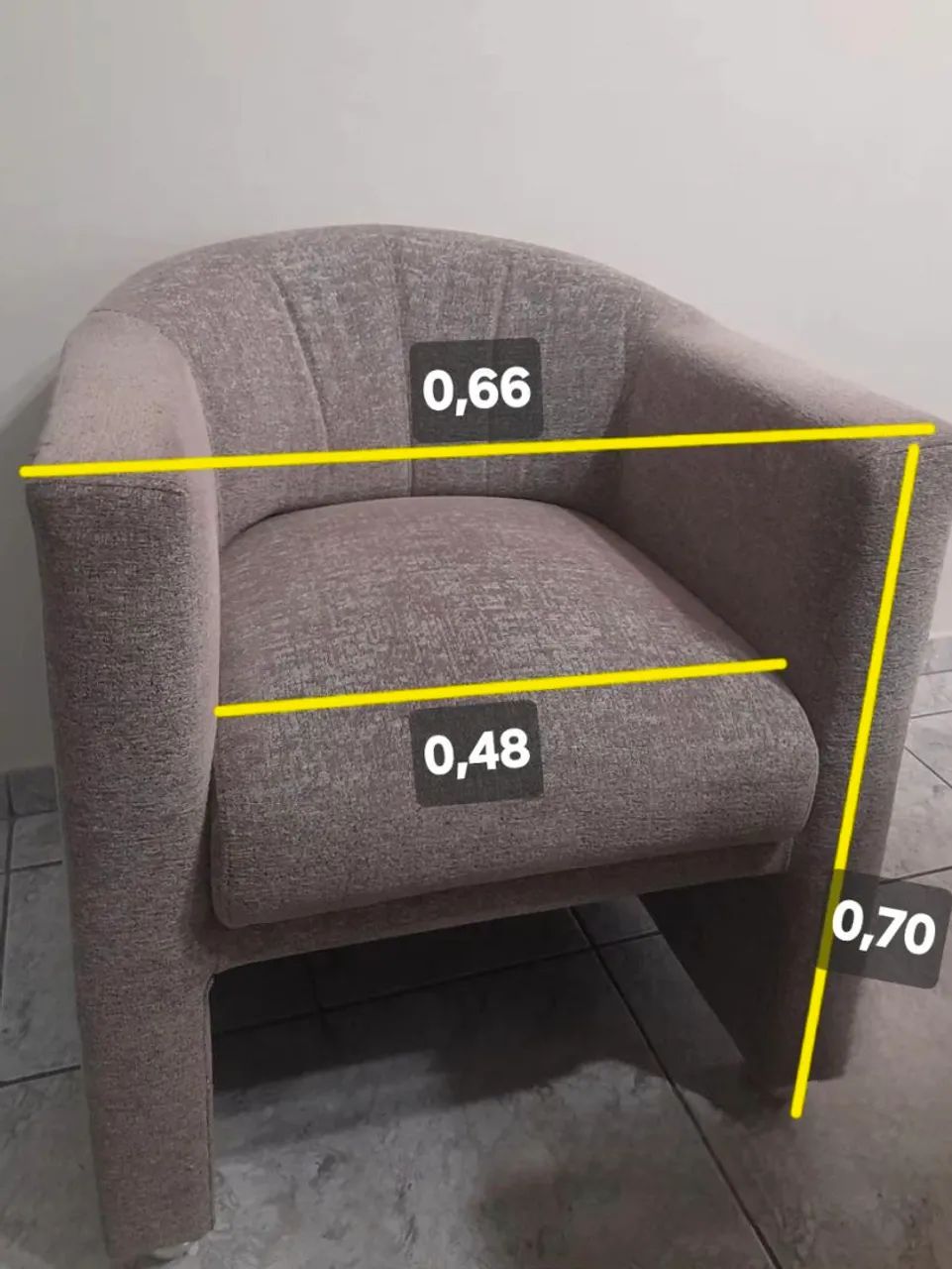 03 Poltronas Confortáveis e Elegantes  - Foto 4