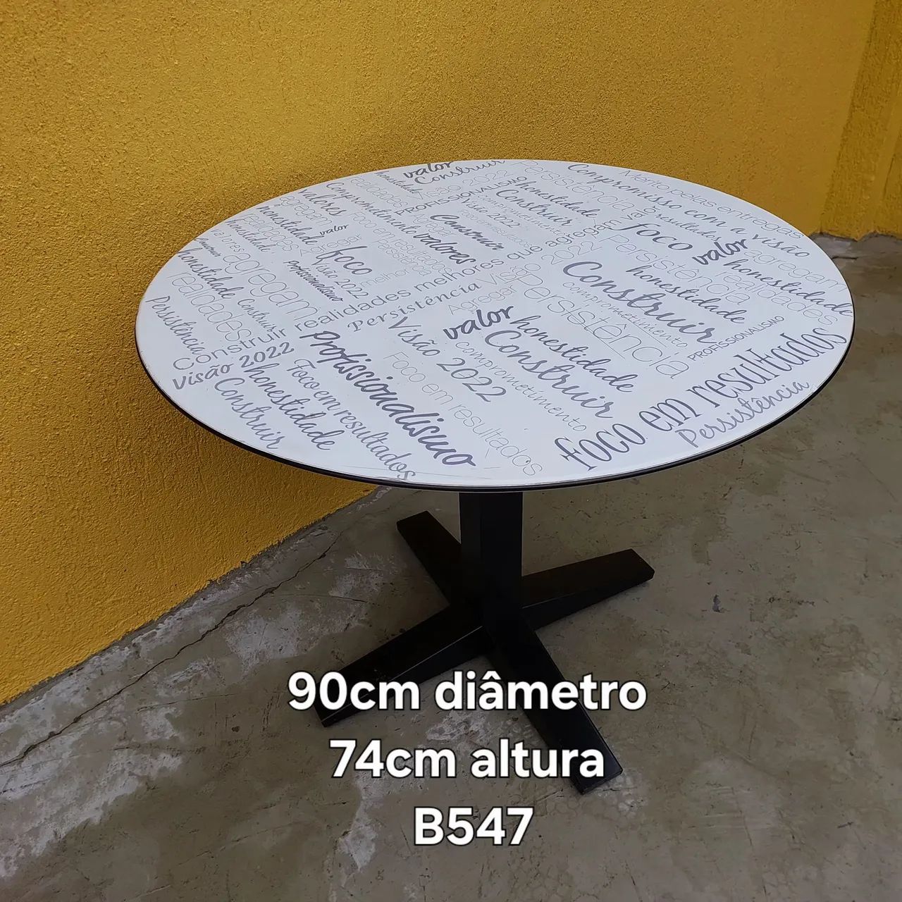 Mesa redonda 90cm diâmetro  - Foto 4