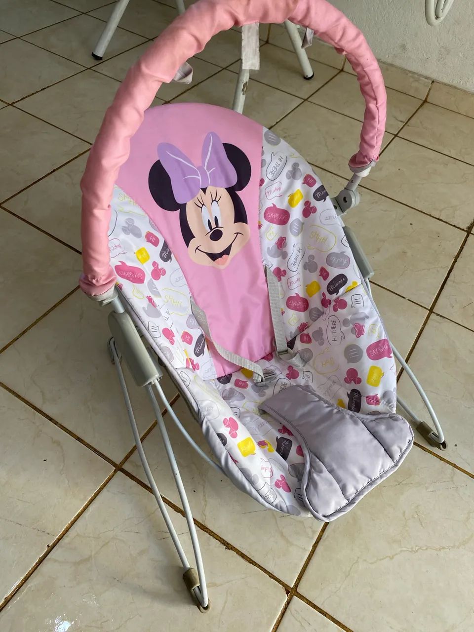 cadeirinha minnie + almofada amamentação