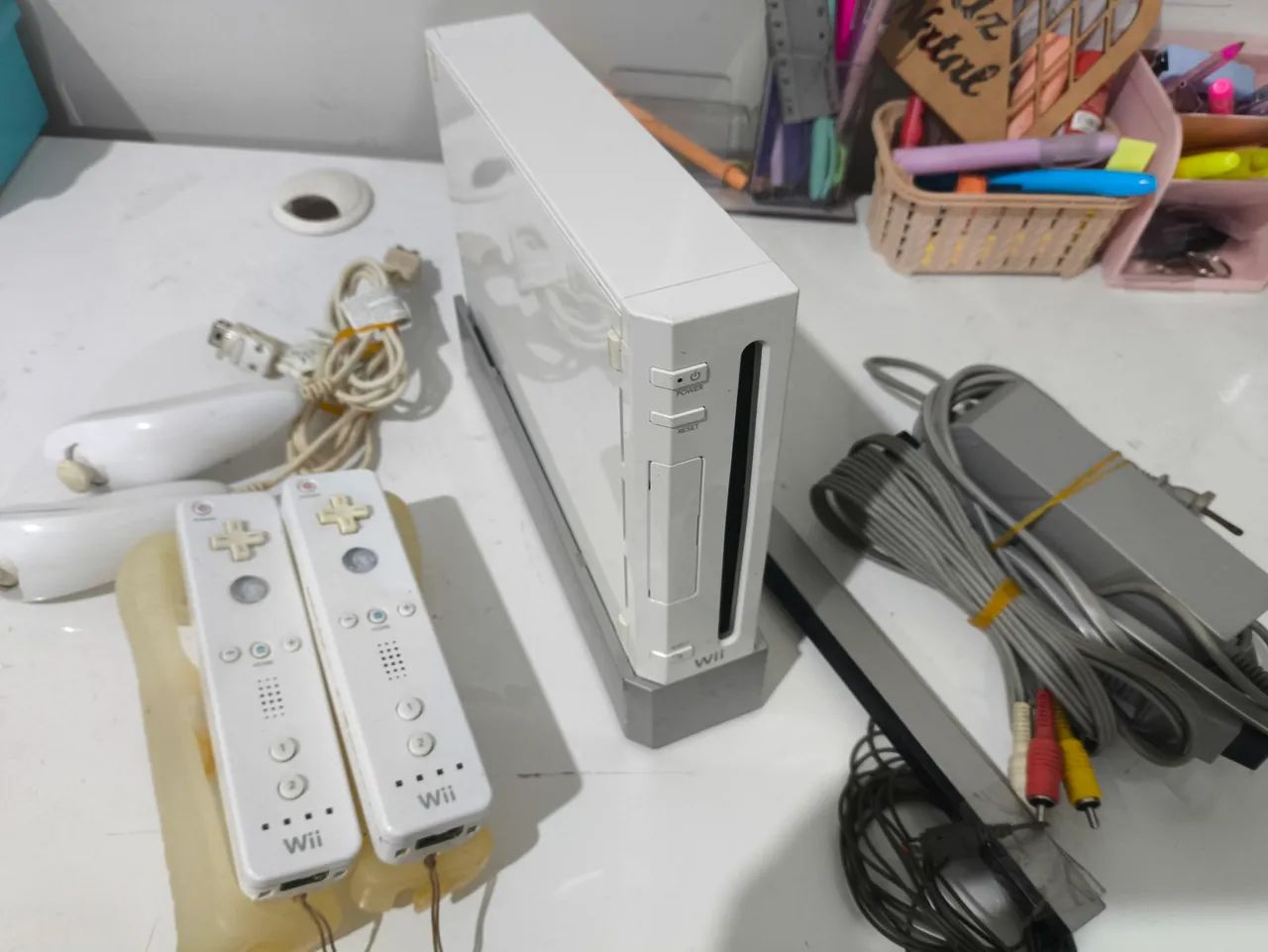 Nintendo Wii Desbloqueado 1°Dono COMPLETO