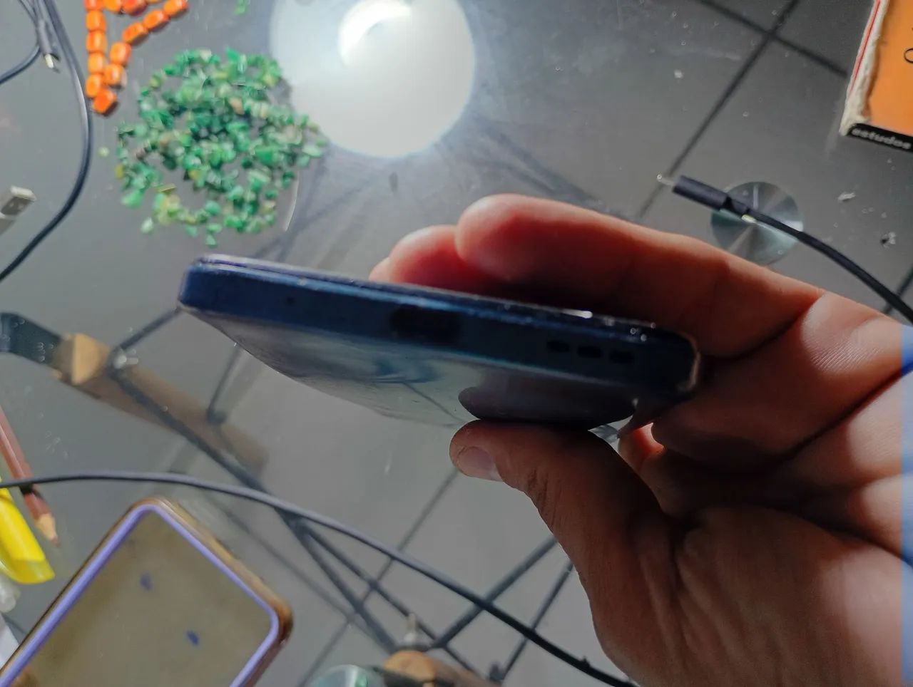 Celular moto e13 usado bateria cançada  - Foto 4