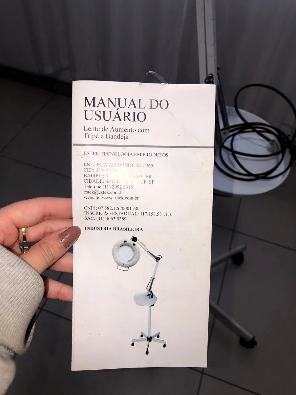 Lupa Profissional Estek com Iluminação - Foto 3