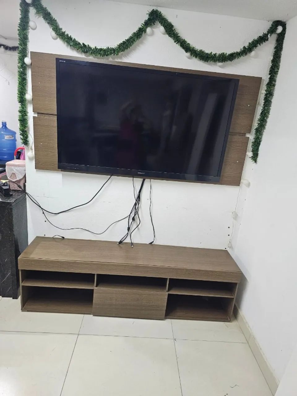 Rack com painel de TV  