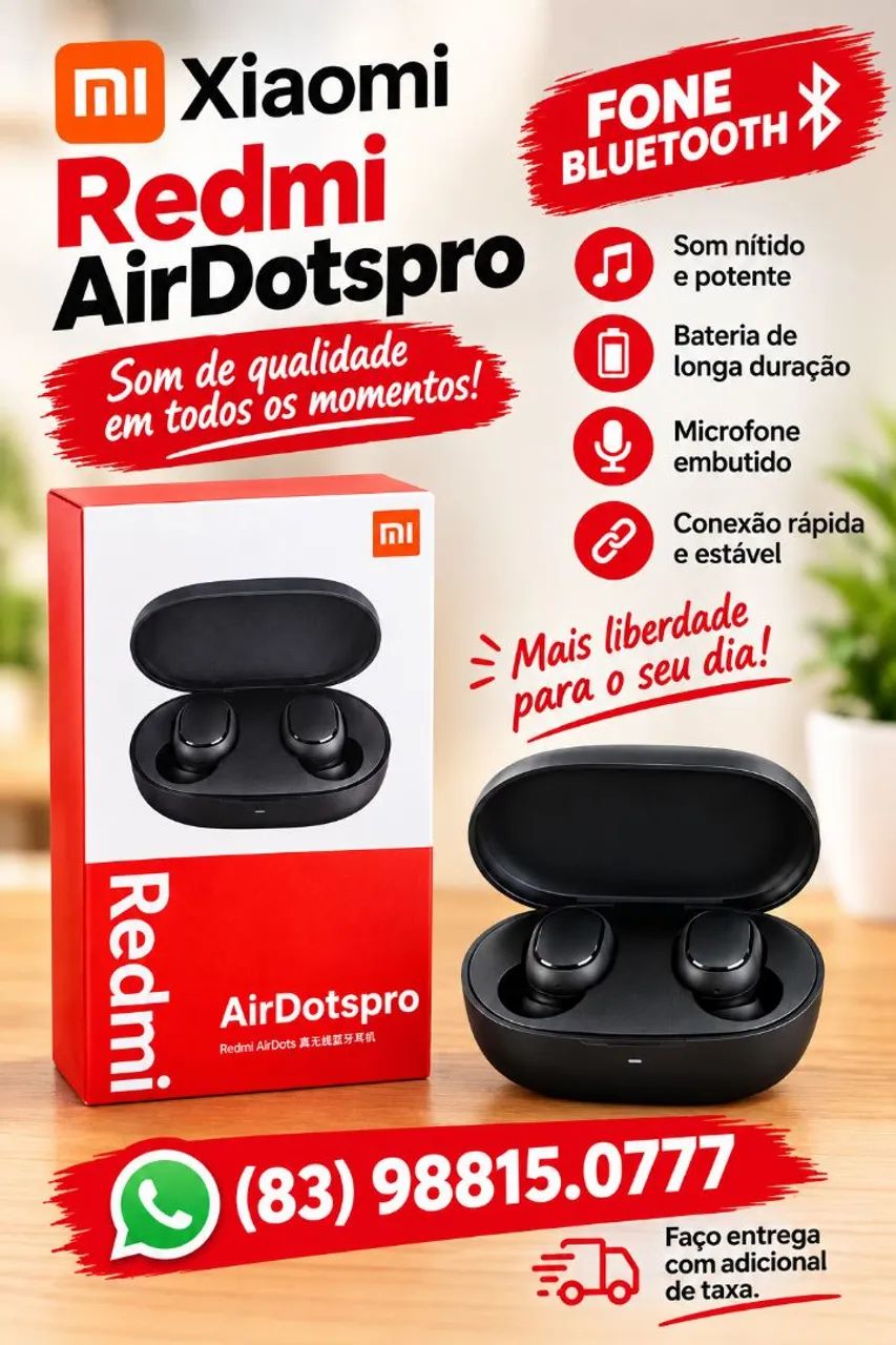 Fone bluetooth 
