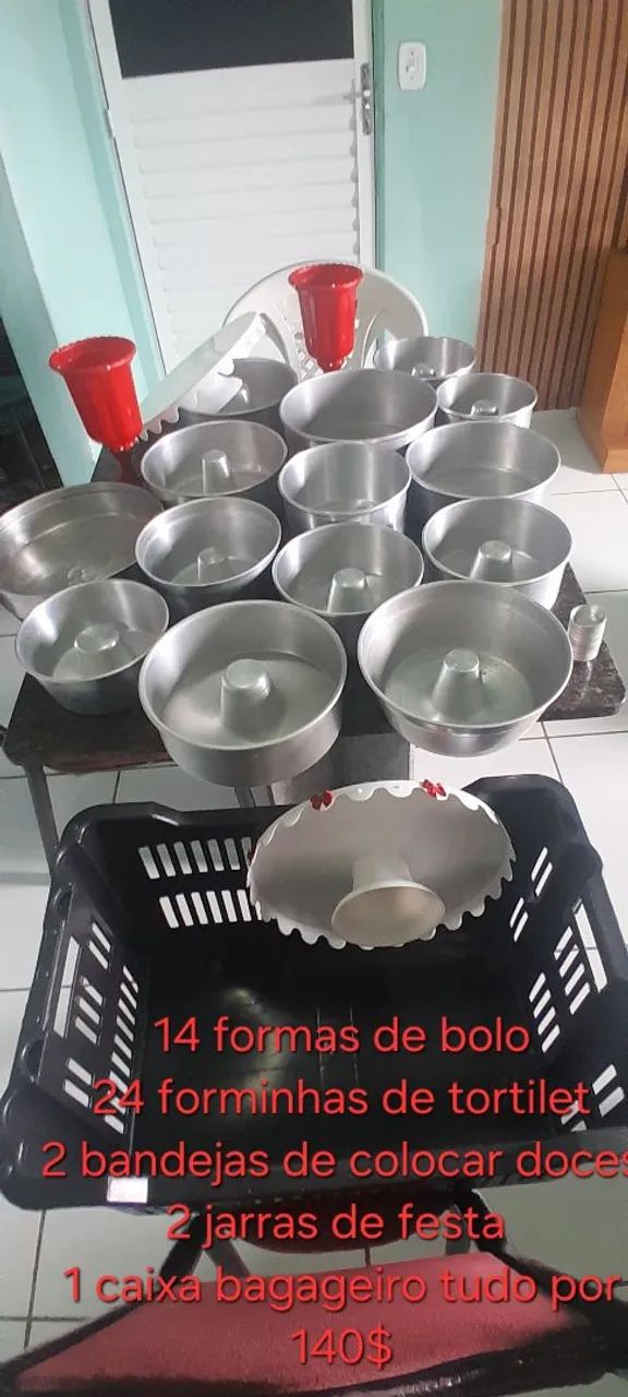 Formas de bolo e Utensílios 