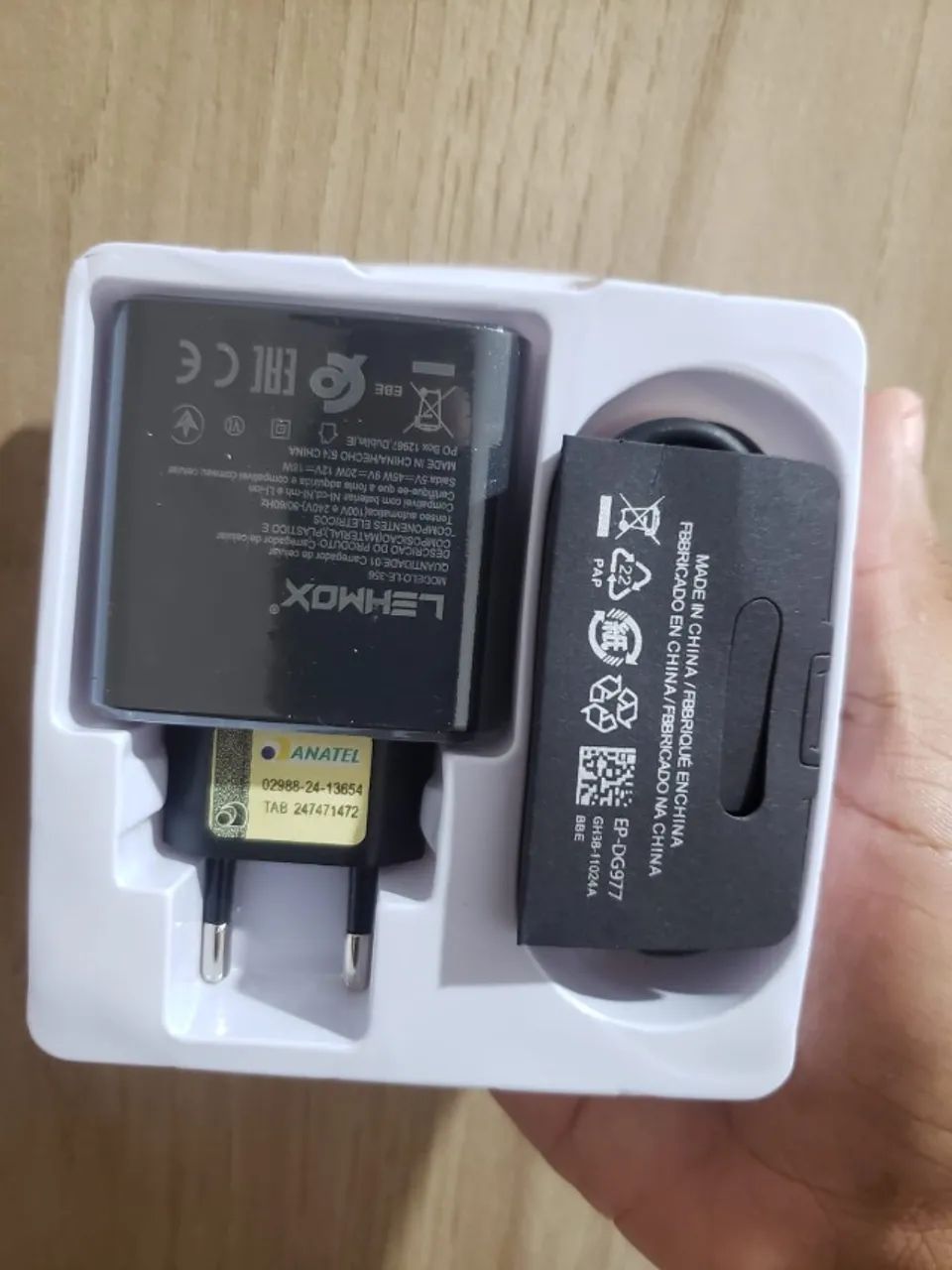 Carregador Turbo 45W Super Fast Charging Tipo-C (Novo)