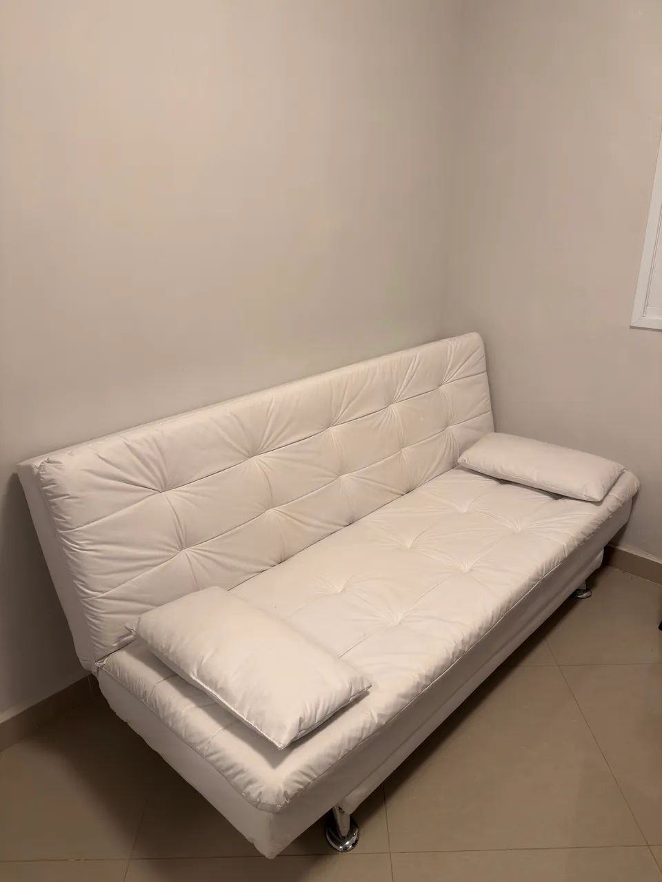 Sofá-cama Branco  - Foto 2
