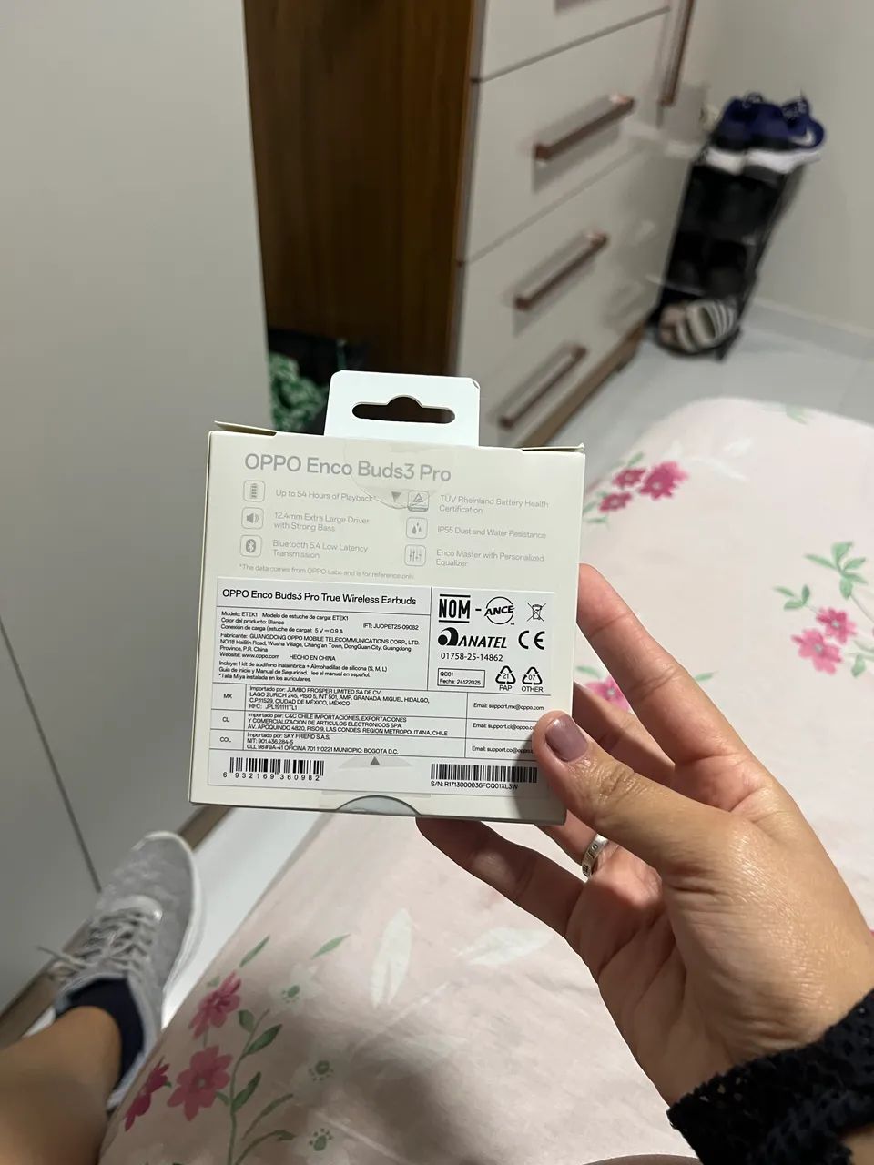 Fone de ouvido sem fio - OPPO BUDS3 PRO 
