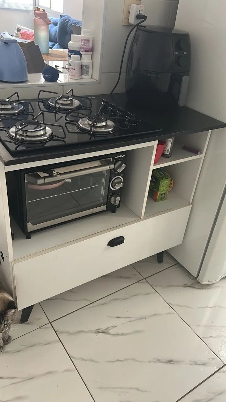 Bancada/balcão com cooktop