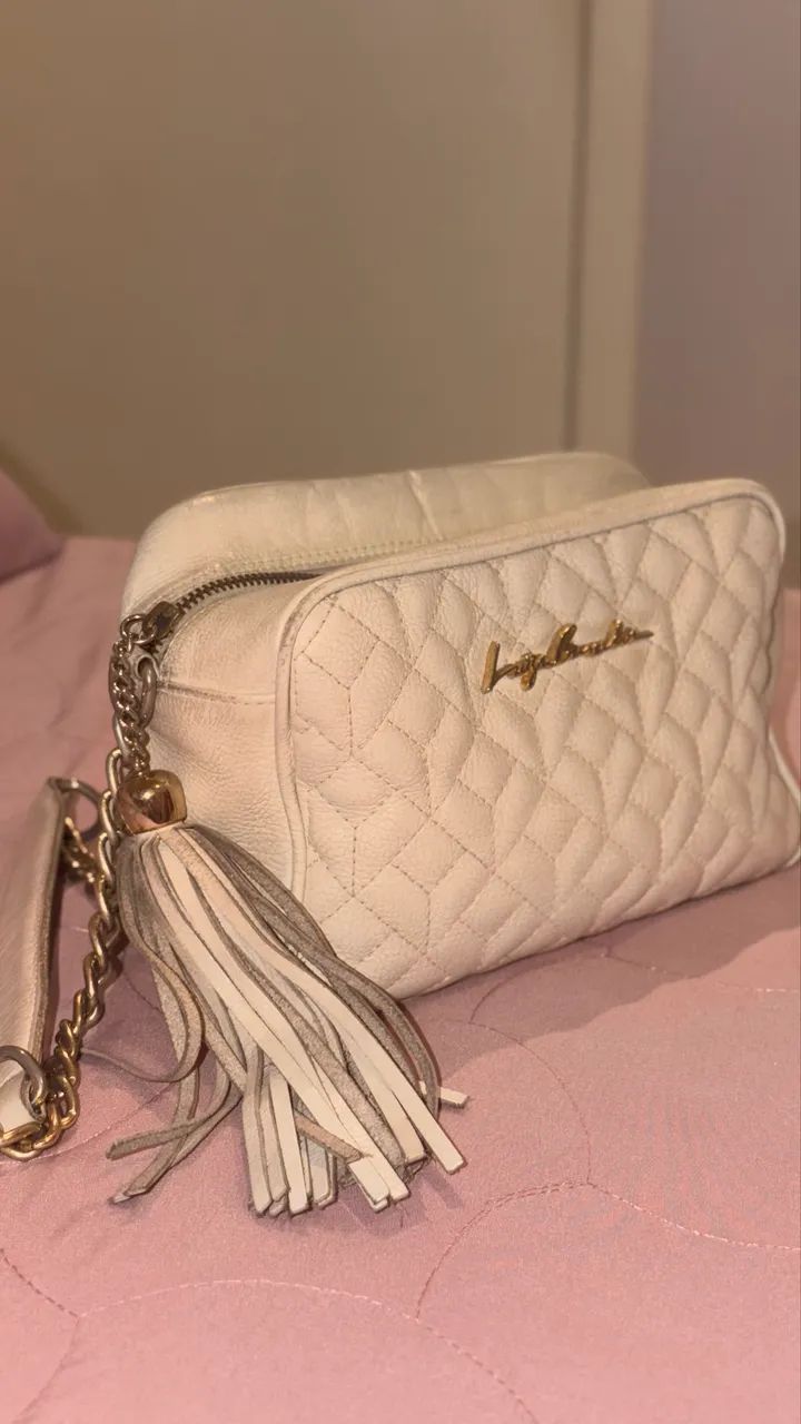 Bolsa Luiza Barcelos Grande Off white - Foto 3