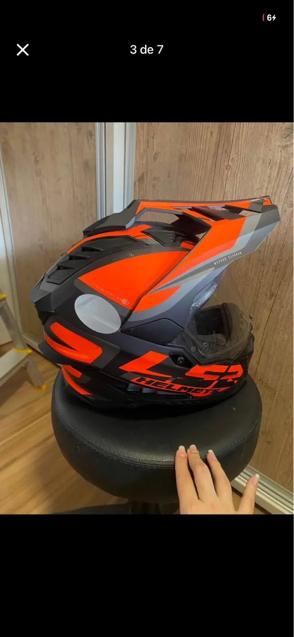 Capacete LS2 MX2020 Clicker / Off road - Foto 2