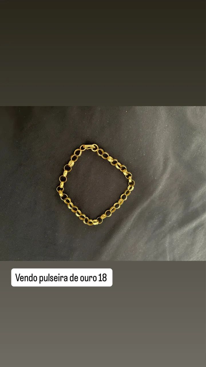 Vendo cordão de ouro 18 e pulseira  - Foto 2