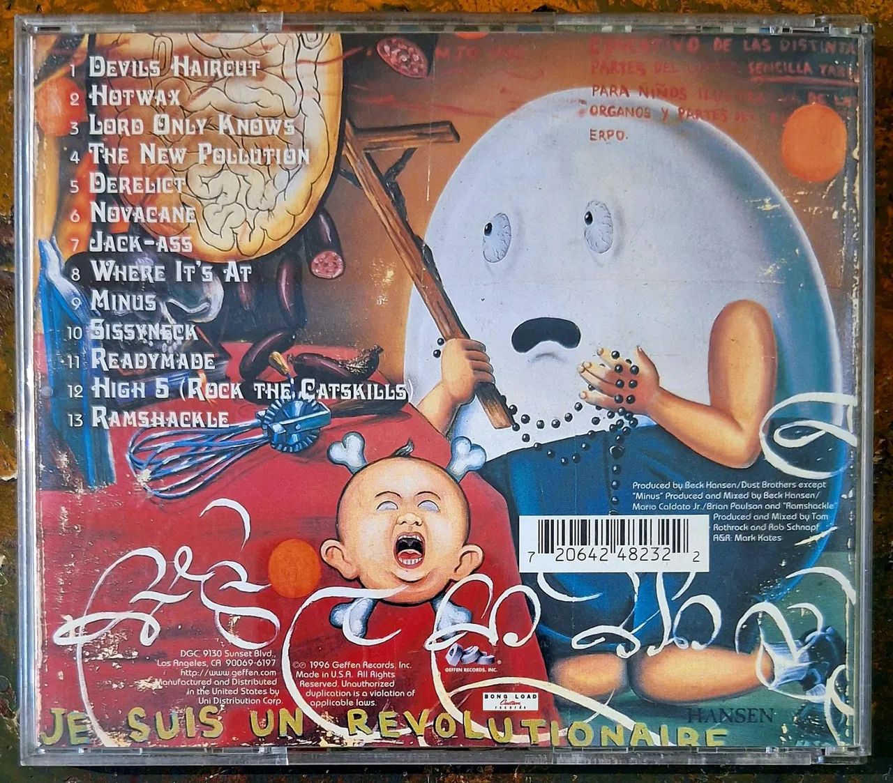 BECK - CD Odelay 1996 1° EDIÇÃO ORIGINAL USA  - Foto 4
