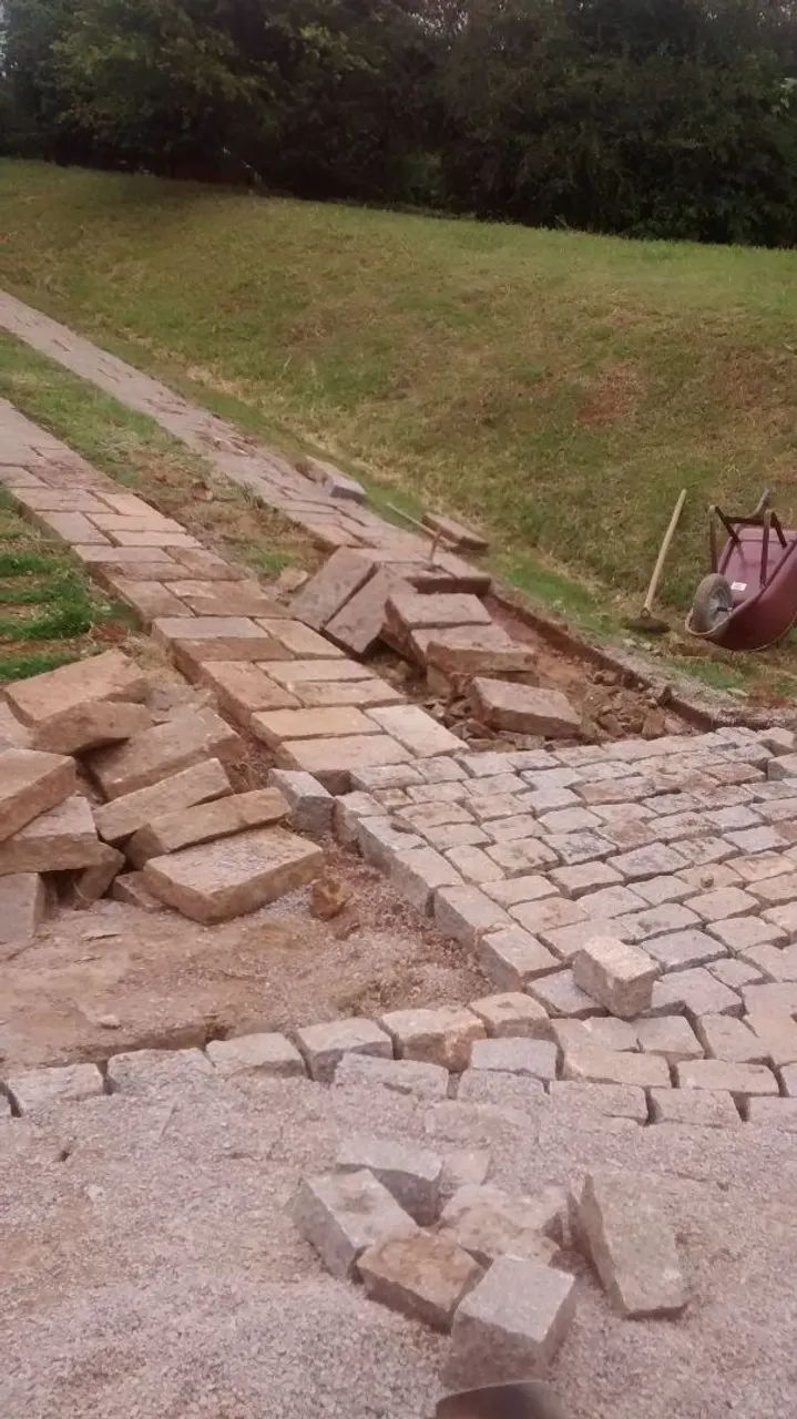 Assentamento e manutenção de e paralelepípedos - Foto 5