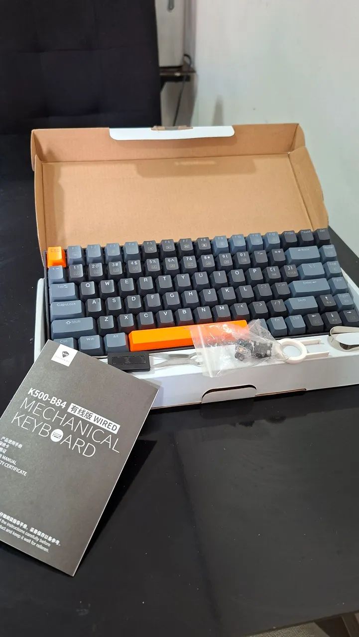Teclado mechanical keyboard k500-b84 - Foto 4
