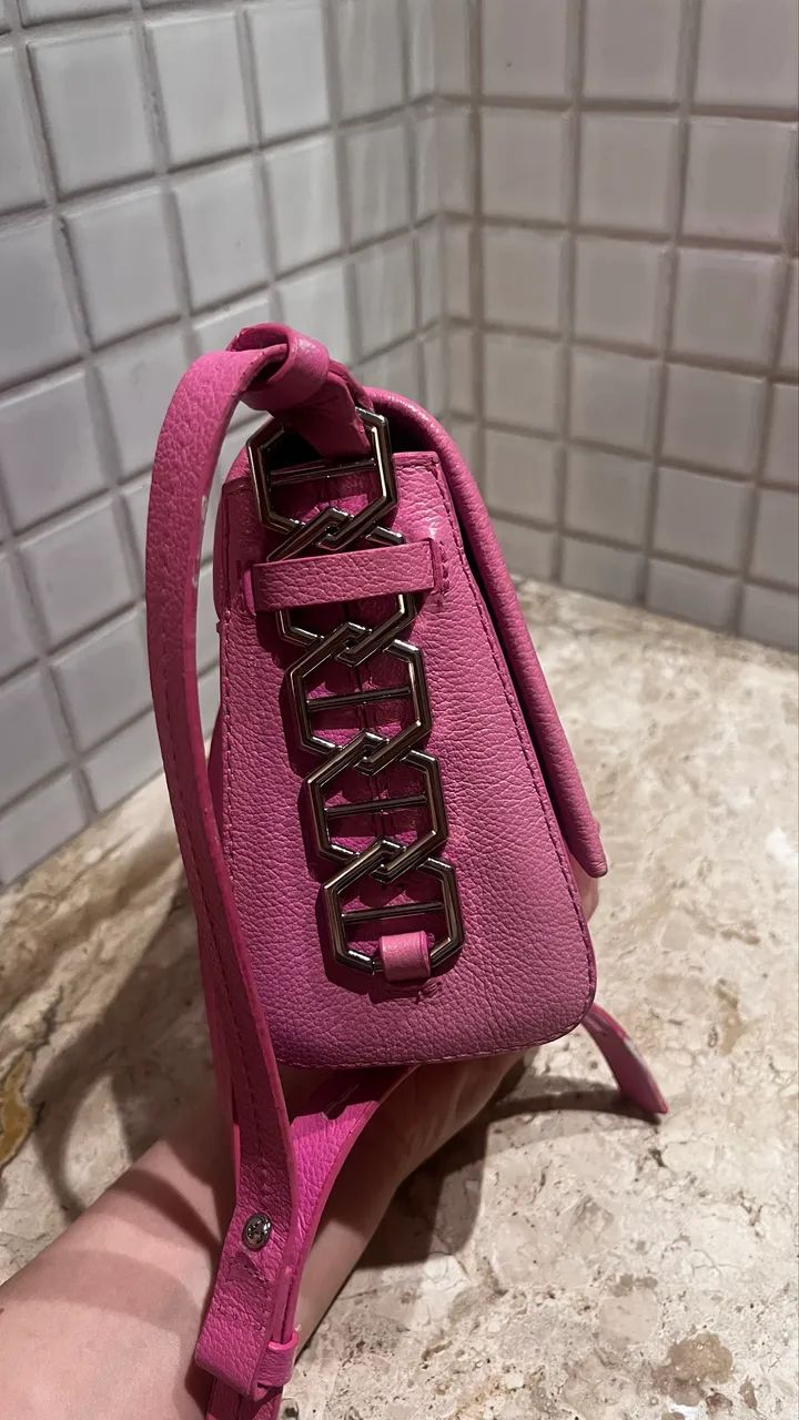Bolsa Arezzo rosa - Foto 2