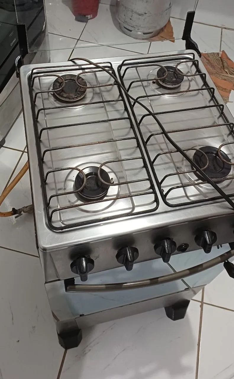 Fogão Atlas 4 bocas modelo inox - Foto 3
