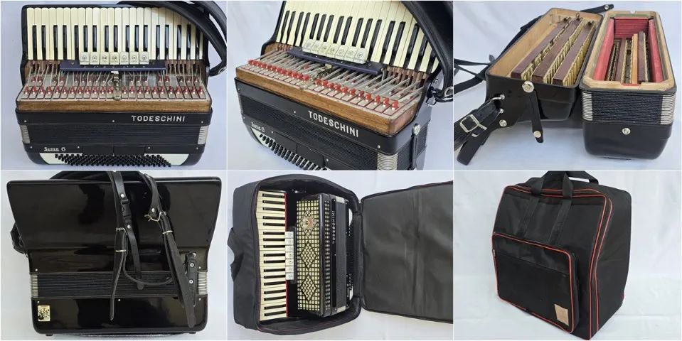Acordeon 120 Baixos Todeschini Super 6 Impecável - Foto 5