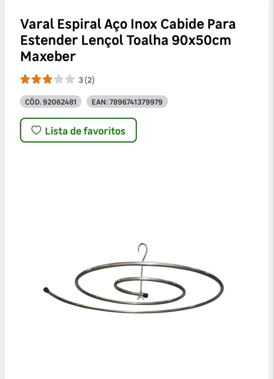 Varal espiral  - Foto 2