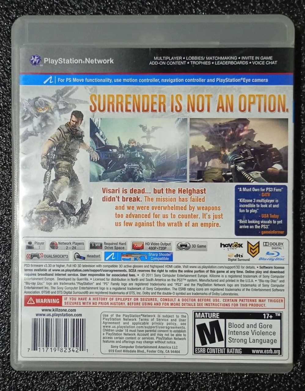 Killzone 3 ps3 semi-novo - Foto 4