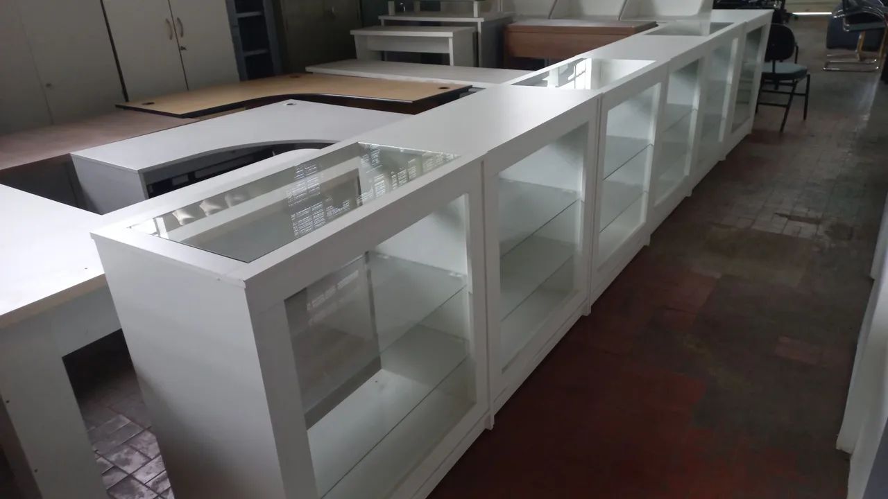 Balcões  vitrine 