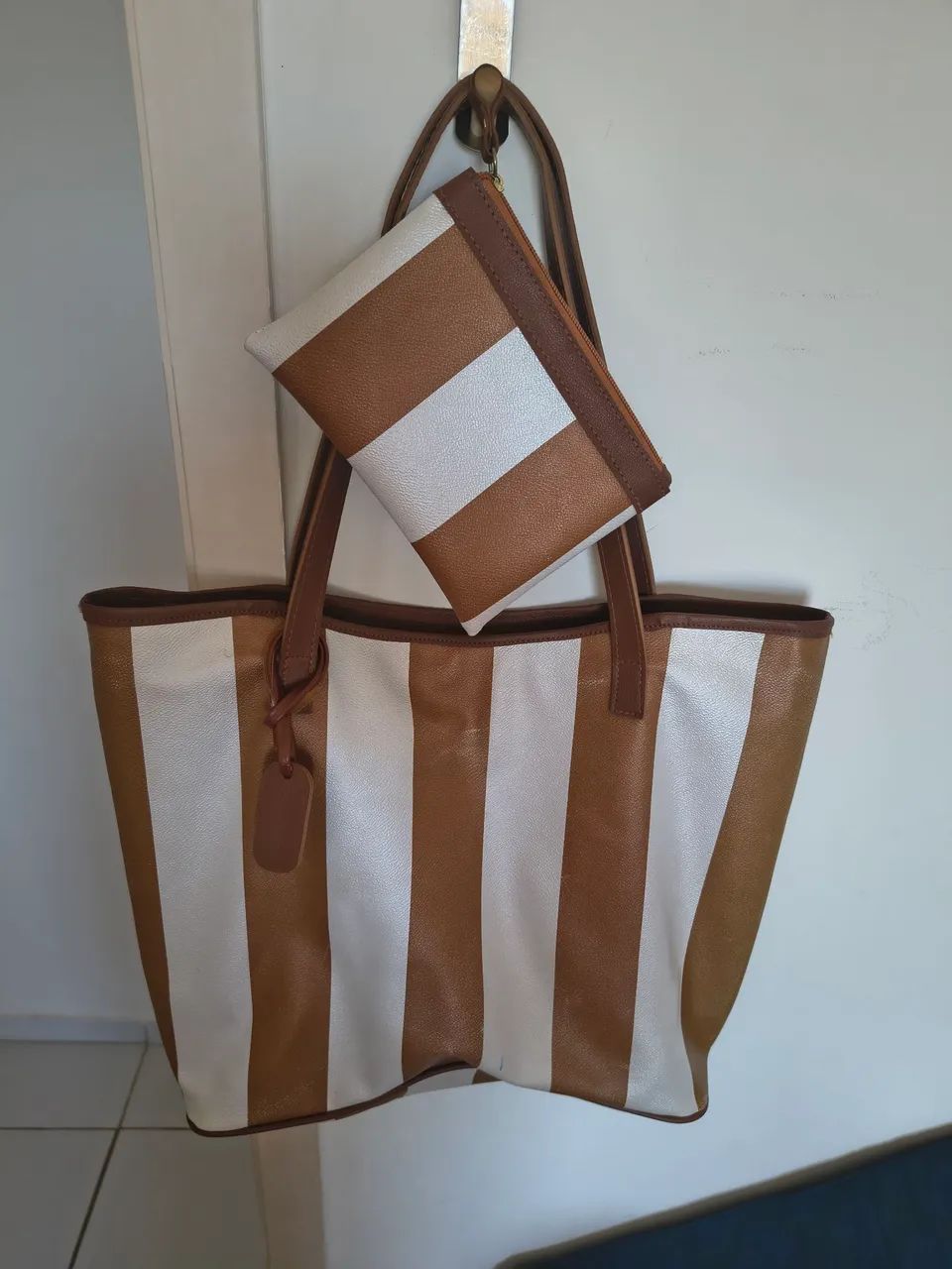 Bolsa Couro & Cia c nécessaire. - Foto 5