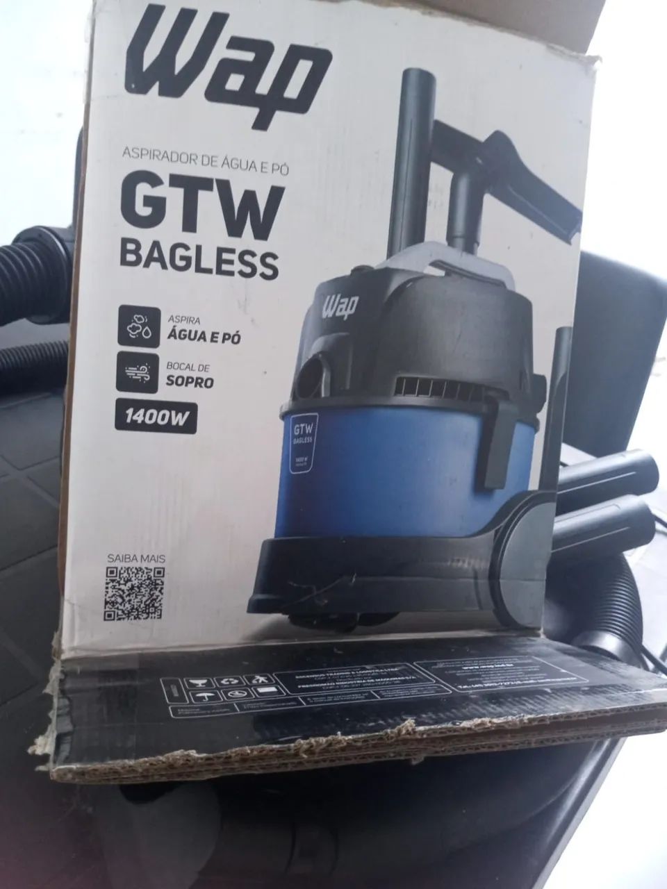 Aspirador wap de água e pó  - Foto 2