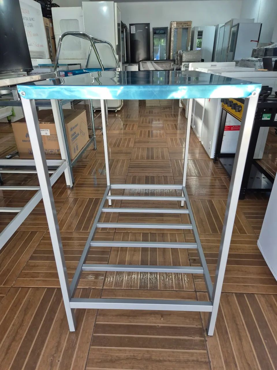 Mesa de inox Nova 1 metro  - Foto 2