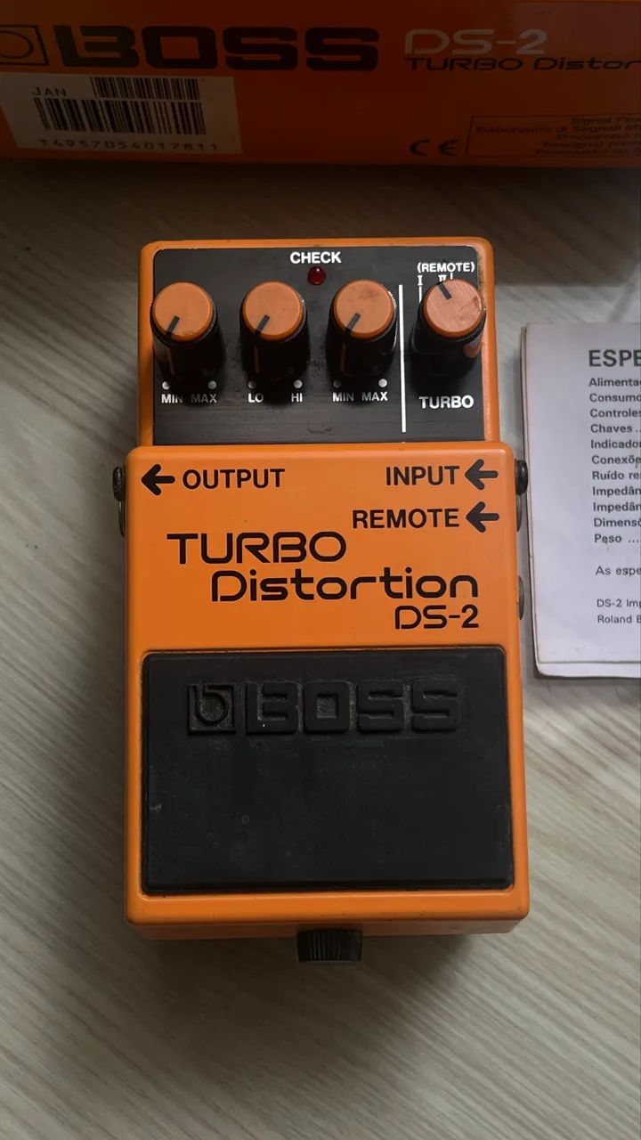 Pedal Boss DS-2 Turbo Distortion - Instrumentos musicais - Flores