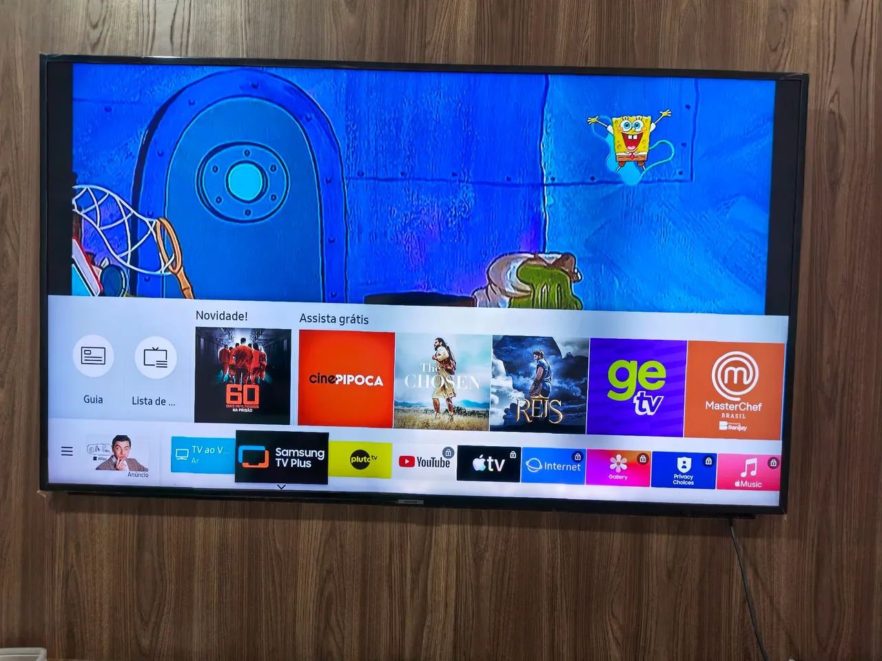 TV 4K SAMSUNG 58 POLEGADAS COM WI-FI E ANDROID E HDMI VALOR R$2.000 REAIS * - Foto 2