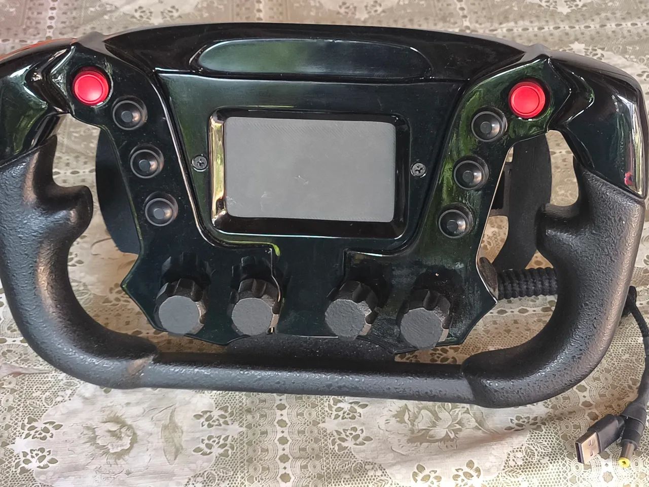 Volante de simuador pra PC 