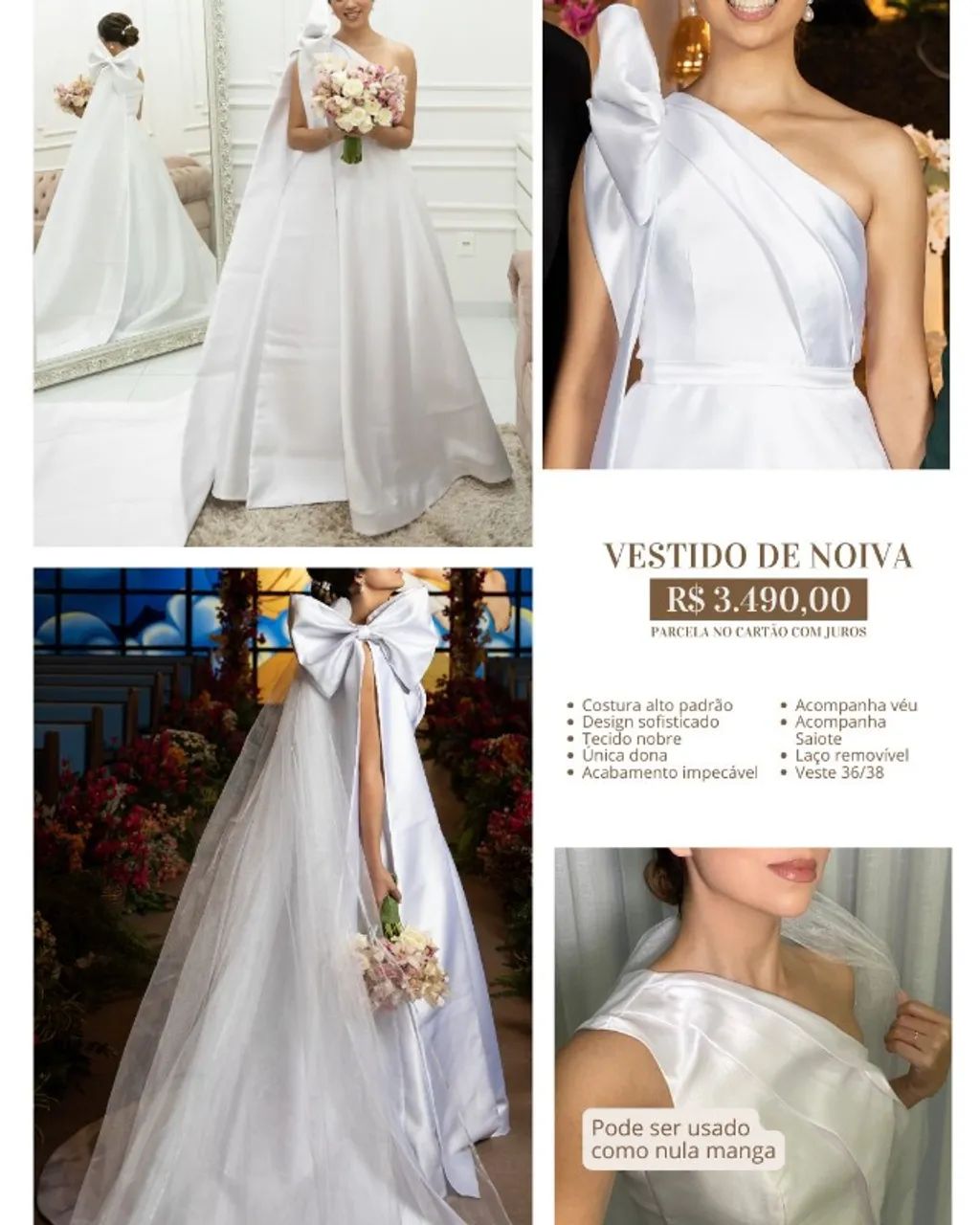 VESTIDO DE NOIVA - Foto 2