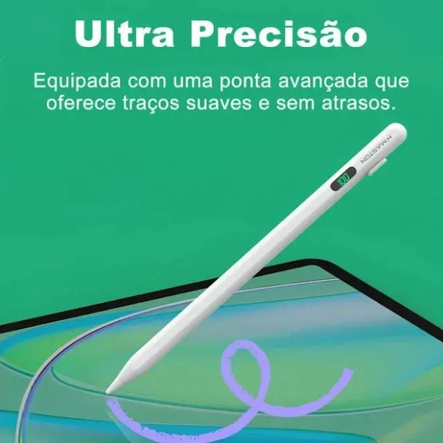 Caneta Stylus Capacitiva USB-C para Uso com iPad Lacrado - Foto 5