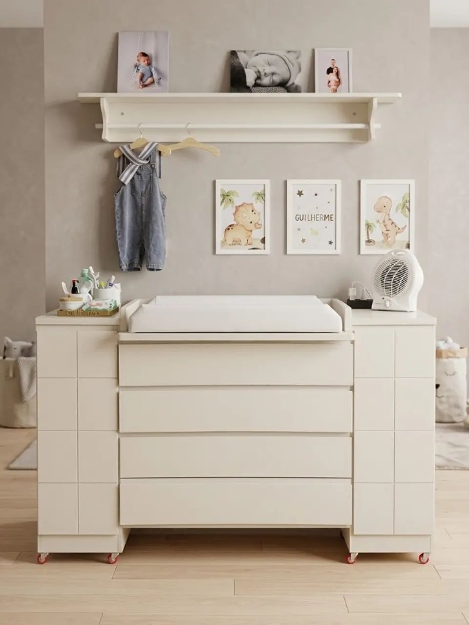 Cômoda infantil 4 gavetas