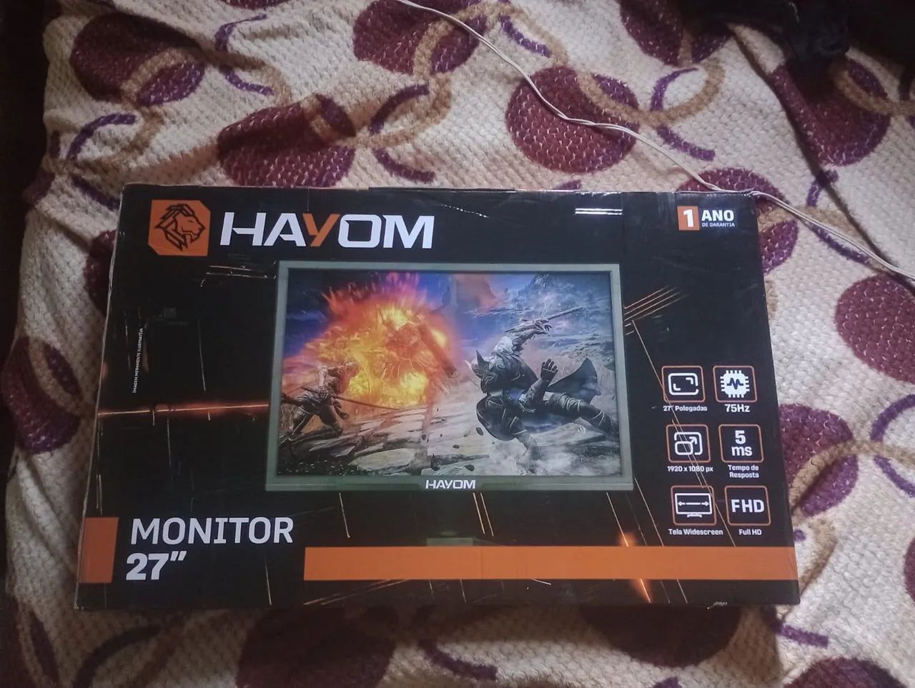 Monitor 27 polegadas Full HD 75hz 5ms zerado  - Foto 2