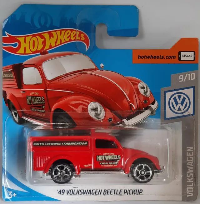 Hot Wheels '49 Volkswagen Beetle Pickup Vermelho 2018