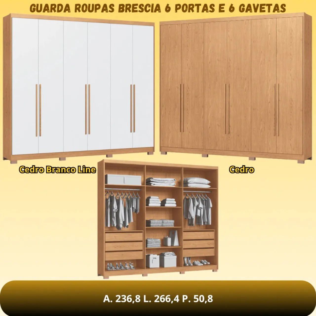 Guarda roupa de casal 