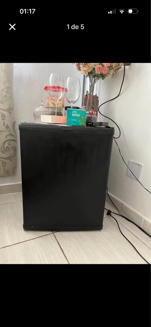 Frigobar cônsul pintado de preto  - Foto 2