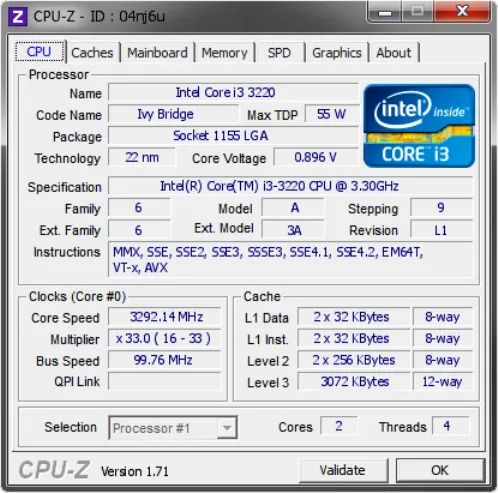 Intel Core i3 3220 - Foto 2