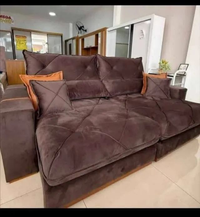 SOFÁ GRAN BELLO 2,50CM EM PROMOÇÃO ESPUMA D33  - Foto 5