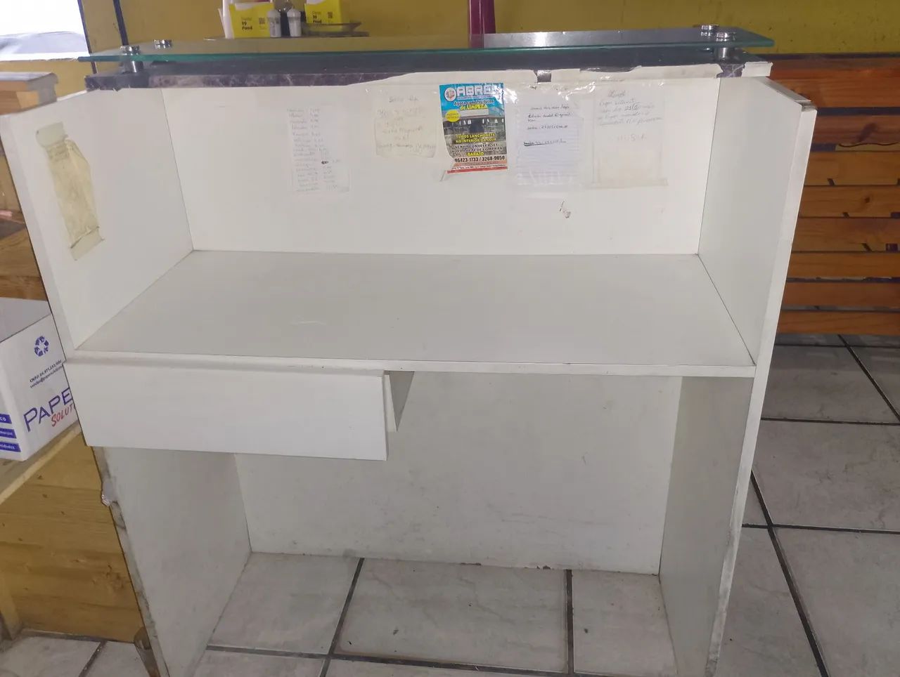Balcão MDF com gaveta