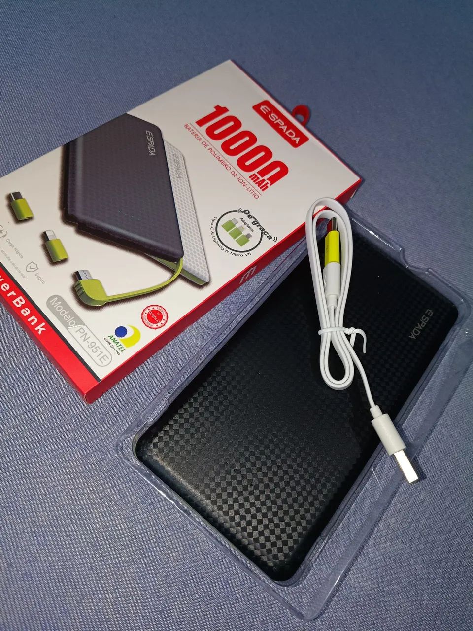 Bateria Portátil 10000 mAh Nova  - Foto 2