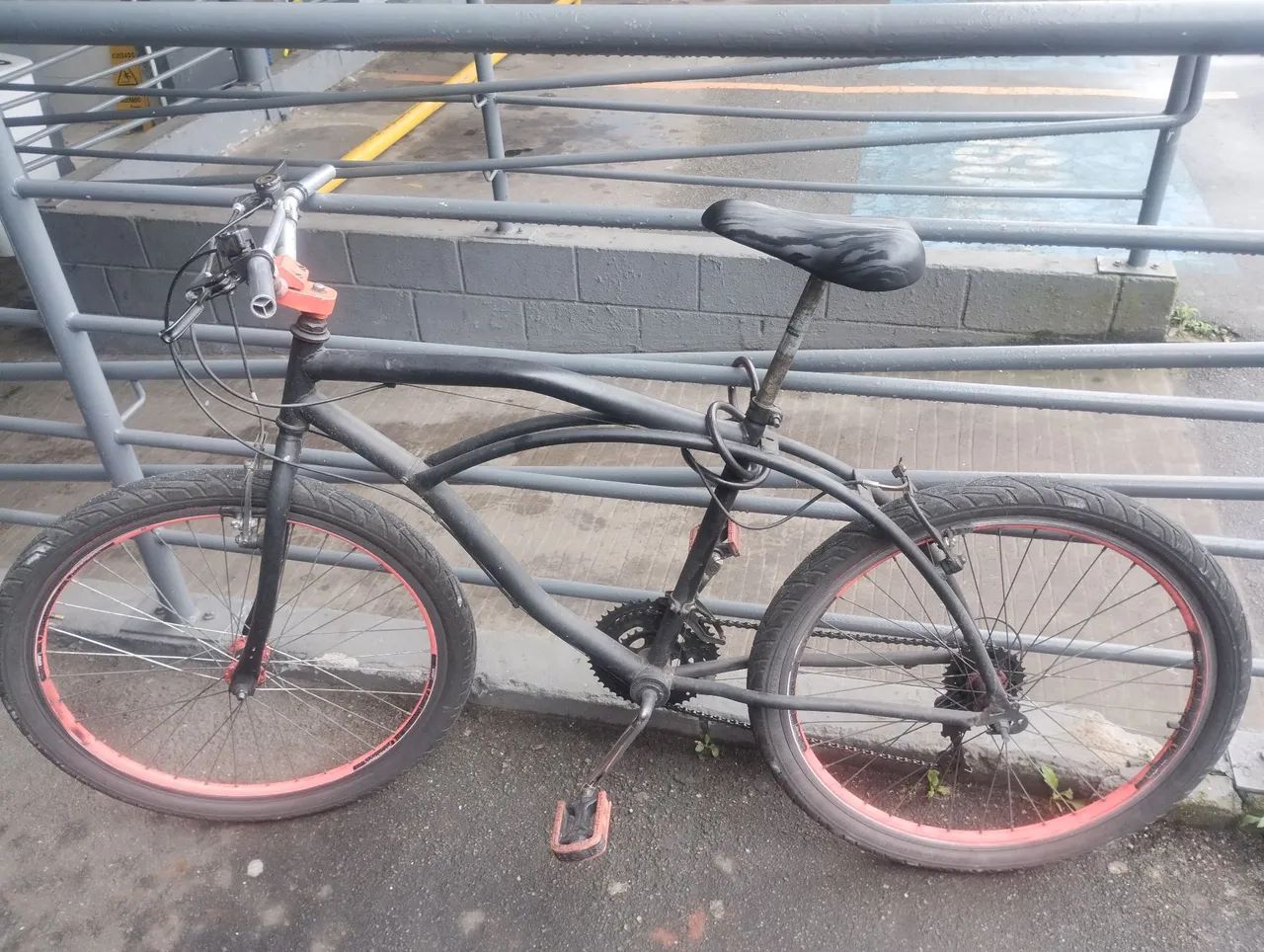 Bicicleta Caiçara Aro 26 semi-nova - Foto 4
