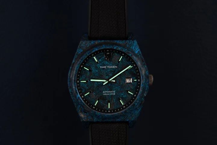 Relógio Time Token Carbon Lume - Foto 2