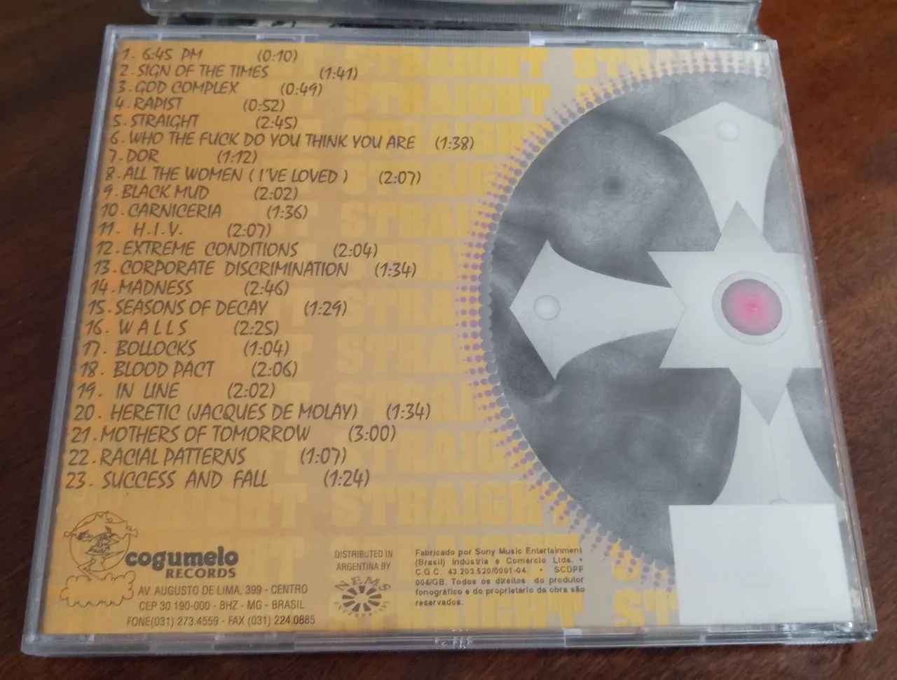 CD Dorsal Atlântica - Straight (1996) - CDs, DVDs etc - Cambuci