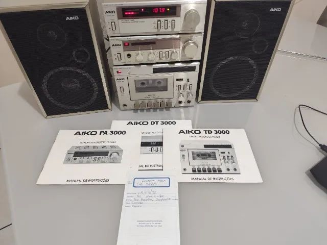 Micro System Aiko S3000 Completo em excelente estado