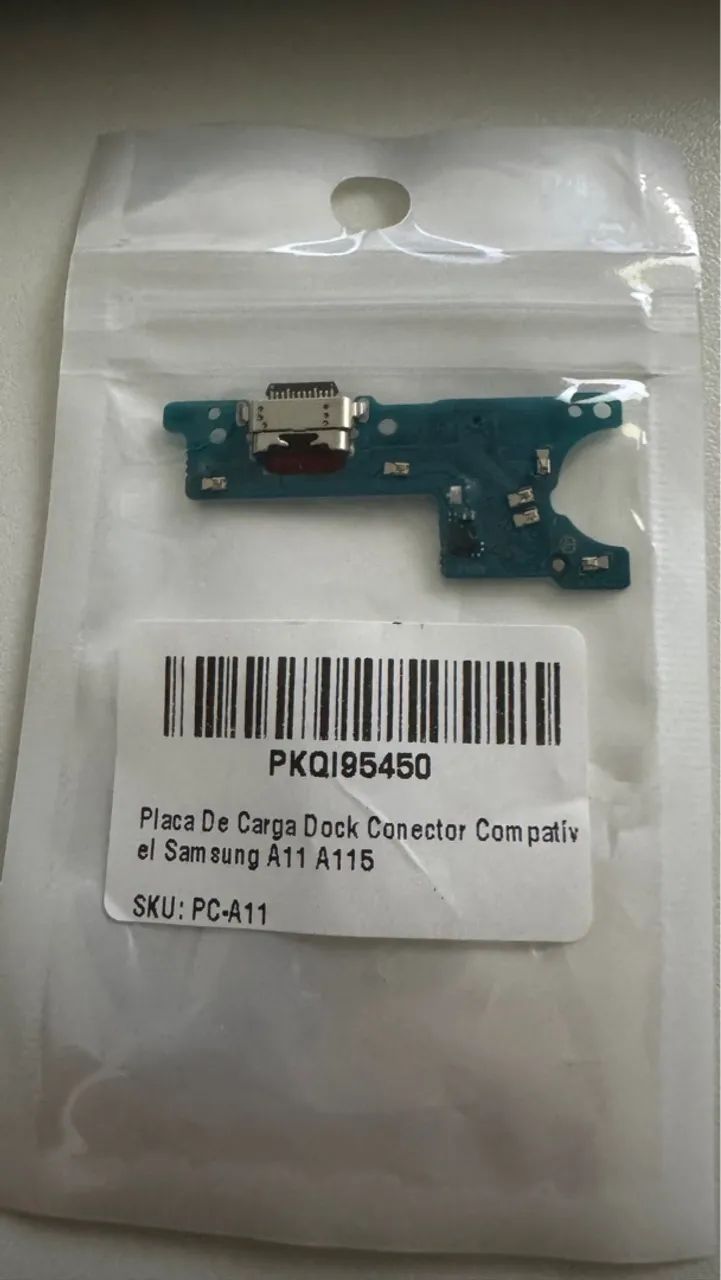 Placa Carga Dock Compatível Samsung A11 A115 - Foto 2