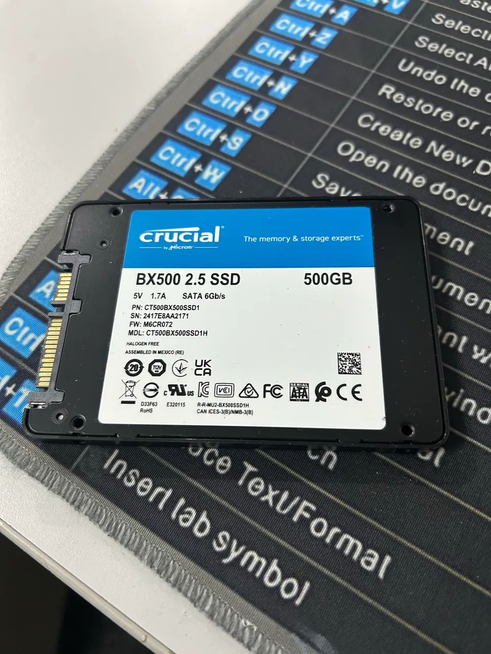 Vendo SSD Crucial 500gb BX500 - Armazenamento - Icaraí, Niterói