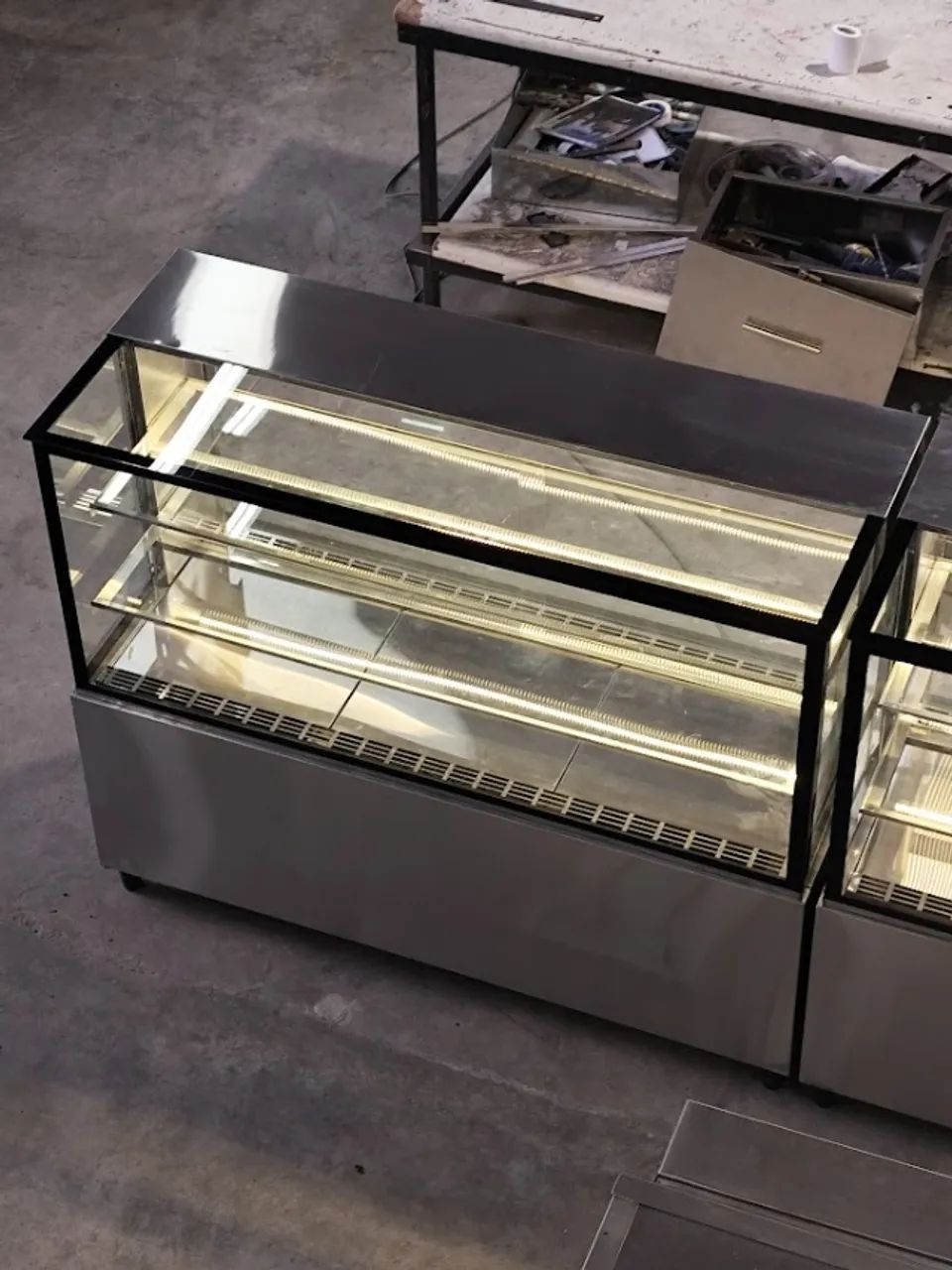 Vitrine Estufa 1200mm Inox Aquecida Atendimento
