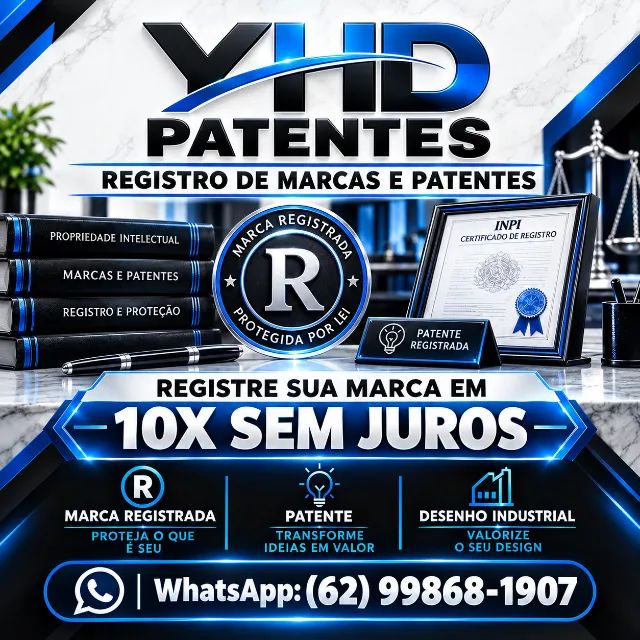 PATENTES E MARCAS EM GOIANIA GO